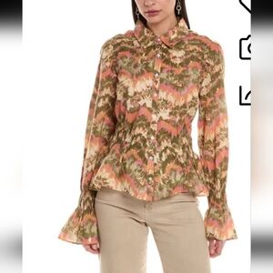 Love The Label Sonia Top In Karishma Print